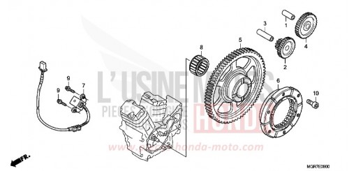 STARTING CLUTCH VT750SB de 2011